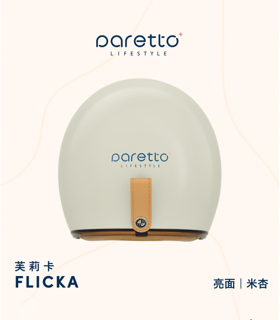 FLICKA 芙莉卡復古安全帽 素色版 附泡泡鏡