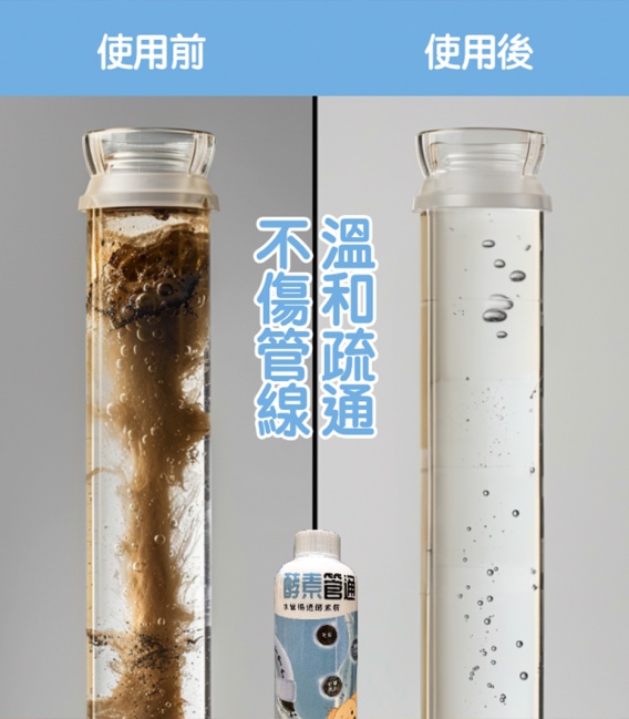 【酵素管通】水管暢通酵素精  環保有效速通水管新選擇