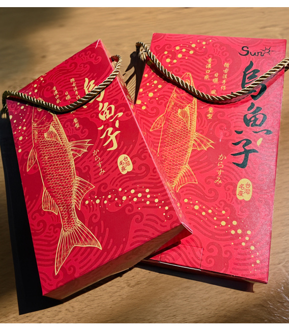 台灣口湖野生烏魚子【烏金條】