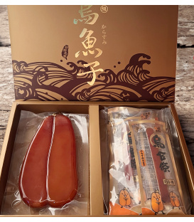 台灣口湖野生六兩烏魚子＋烏金條禮盒