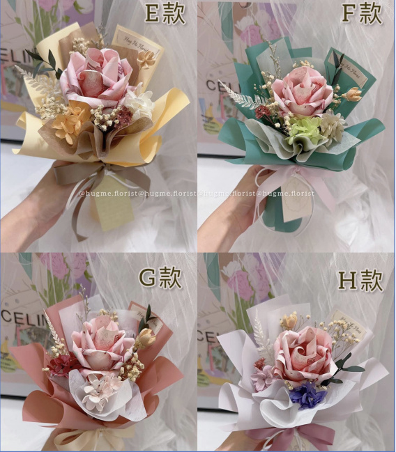 情人節首選【抱米花】1朵有錢鈔票花束 (真鈔另外匯款)