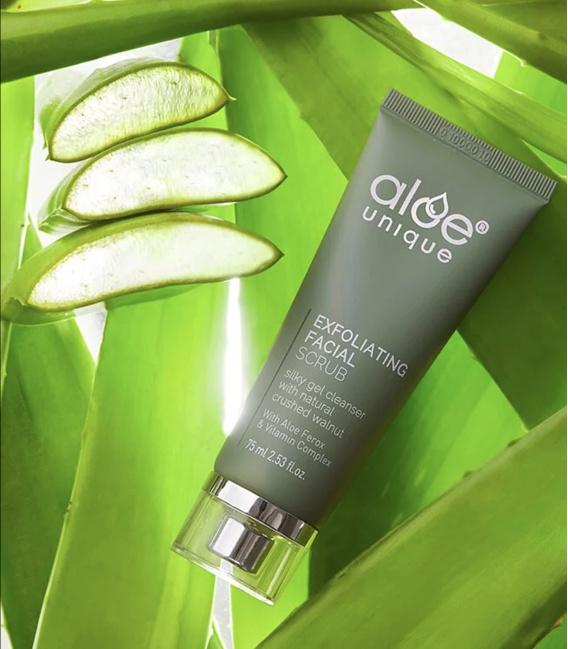【aloe unique 優尼客】去角質面部磨砂(75ml/瓶)
