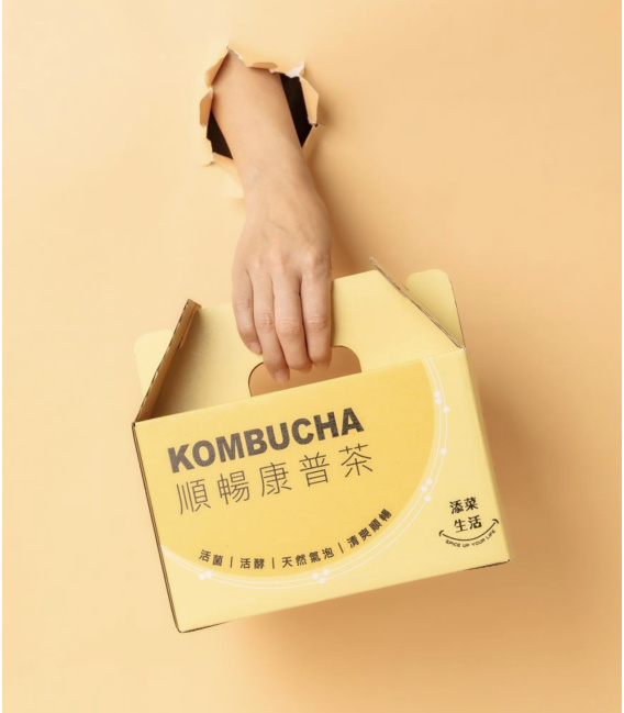 【添菜生活】順暢康普茶禮盒(六瓶/箱)