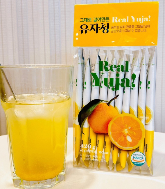 韓國原裝進口-蜂蜜柚子茶隨手包(每盒十包)