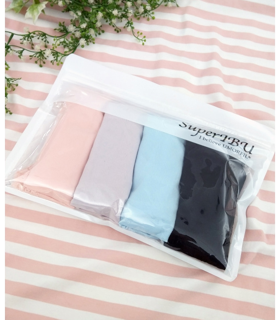 后的內褲 中高腰膠原美臀4件組