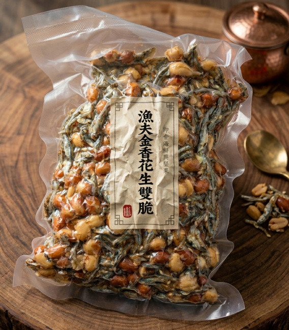 【沛沛雞】30年老店 漁夫蒜香海蜇絲 / 金香花生雙脆
